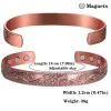 Fili di bracciale magnetico a filo puro artrite magneti regolabili magneti donne terapia cuff terapia di energia braccialetti dropshipping / all'ingrosso