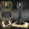 Blocks Creative Black Tower Magic Book Building Block Book Expert Ideas Bricks Dark Tower with Lights 13018 Decor Toys For Kids Gifts