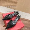 Fashion Vbuckle Leather Evening Strap Valent Spring/summer Heel Lacquer Low Shoes Season Thin Shallow Cool Mouth Pointed V-shaped Buckle Back Nude 4EFD