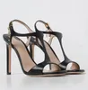 2024 Summer Elegant Women Sandals обувь глянцевая печать Crocodile Lady Gladiator Shox Lady Stiletto Heels Свадьба Eu35-43