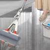 Cotton Mop Foldbara trägolvplattor Hushållens rengöringsverktyg för golvväggar och tak återanvändbara 240418