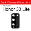 Filtry szklane soczewki dla Huawei Honor 30 30 Lite 30i 30i V30S Widok V30 Pro Glass Lens Tylna tylna kamera soczewki szklane części zamienne części zamienne