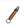 Keychains Survival Keychain Ring Camping Carabiner Paracord Cord Rope Kit Emergency Knot Bottle Opener Tool