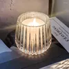 Titulares de vela Pineapple Glass Cup Romantic Candlelight Dinner Adere