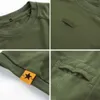 Homens de verão camisetas camisetas táticas militares de caminhada ao ar livre rápida Tops Tees O-Gobes Male Curta Male Clothing S-4xl 240415