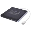 Player Slim External USB 2.0 DVD RW CD Écrivain Drive Burner Reader Player pour ordinateur portable PC ACHARGE