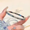 Bracciale di lusso di lusso di lusso di alta qualità Bracciale a stella full stella femminile anello semplice anello semplice in argento leggero e popolare squisito nuovo stile artigianato nuovo stile