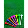 2024 50 PCS Golf Tees Cup Plastic Mixed Mixed Color متوفر إكسسوارات الجولف الممارسة الإضافية الممارسة