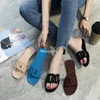 Slippers Women's Fashion 2024 Summer Hollow Breathable PVC Non Slip Rubber Sole Casual Walking One Word à la maison Outwear