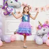 Girls Fashion Dress Springsummer Line Princess Party Lace Cake Sh1688 240420