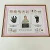 Frames NOUVEAU-NÉBOBNE Baby Handprint Footprint Photo Cadre avec tampon Ink Kids Imprint Hand Inkpad Souvenirs