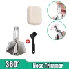 Trimmer Stainless Steel Nose Trimmer for Men Manual Trimmer for Nose Vibrissa Razor Shaver Washable Nose Ear Hair Trimmer Care Tools