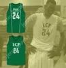 Anpassad valfri namnnummer Mens Youth/Kids Tacko Fall 24 Liberty Christian Prep Lions Green Basketball Jersey 2 Top Stitched S-6XL