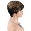 Human Hair Wigs Short Pixie Cut Wig Human Hair For Black Women Short Bob Wigs With Bangs Glueless Wig