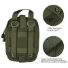 Overleving Multipurpose Outdoor Militair Tactisch Tactische medische EHBO -hulppouch Pouch Men Emergency Bag voor Vest Belt Treated Taille Pack