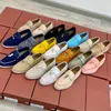 Lp Mokorsyka na fortepianowe damskie buty sukienki It Designer Modna moda Men Business skóra płaska niska zamszowa krowa skóra Oxfords Casual Moccasins Lazy But Size 35-45