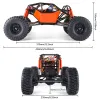 Voitures Austarhobby AX8504 RC Car 1/10 4WD 2,4g Crawler électrique Cadre d'escalade Châssis Buggy Rock avec tube