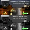 Objektiv 4K 8MP PTZ IP -Kamera Zwei -Wege Audio Poe One Drag Five Series Monitoring Color Night Vision Human Body Testing CCTV -Überwachung Kit