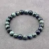Bracciale in pietra naturale genuina in rilievo Mano fiore naturale gembo di gemma di gemme per perle per donne in stile boemia in stile elastico bracciale all'ingrosso 240423 240423