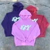 Fashionabla gotiska trendiga brev tryckt överdimensionerade pullover mens y2k streetwear harajuku lös casual hoodie toppar kläder 240424