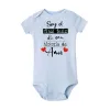 One-Pieces Funny Newborn Baby Romper Infant Short Sleeve Baby Body Clothes Spanish Print Boy Girl Toddler BodySuit Born Crawling Baby 024M