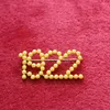Spille sorority Sigma Gamma Rho fondata anni giallo Pearl Numero 1922 Gioielli per spille