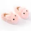 Slipper Fashion Toddler Girl Slippers voor thuisuitrusting Babyartikelen Loafers Plush Warm Cartoon Bunny Children Little Kid House Footwear GiftSl2404