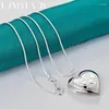 Pendants URMYLADY 925 Sterling Silver Heart Po Frame 16-30 Inch Pendant Necklace For Women Wedding Engagement Gift Fashion Jewelry