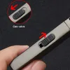 Creative Refillable Butane Without Gas Torch Lighter Ultrathin Windproof Jet Flame Open Fire Cigarette Lighters Cool Gadgets For Men