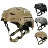 Safety Tactical Mic FTP Bump Helmet Ex Airsoft Simple System Black/Sand/Gray