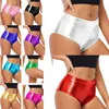 Frauen Shorts Damen Metallic Booty Shiny Panties Hosen Tanzmusik Festival Rave Party Bottoms