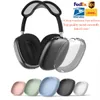 Para os principais airpods, acessórios para fones de ouvido bluetooth max bluetooth airpod de cabeça montada na cabeça AirPodspro max wireless fone de ouvido metal silicone anti-derrup protetor água à prova d'água