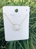 Hangers imitatie ovale parels choker ronde ketting met 14K goud echte messing ketting voor vrouwen dame feest bruiloft sieraden 2024 verkopen cadeau