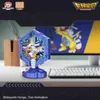 Figuras de brinquedo de ação Aventura animação anime Figura Digimon Digimon Derivativos Agumon Gabumon Night Lamp Kawaii Desktop Decoração de Christmas Presente T240422