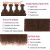 Peruker chokladbrun brasilianska mänskliga hår buntar vattenvåg mänskligt hårväv remy mänskliga förlängningar för afroamerikanska kvinnor