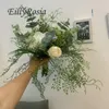 結婚式の花Eillyrosia Original Design Bride Bouquet Country Style RAMO DE FLORES PARA NOVIA
