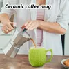 Tazze tazze di caffè in ceramica con coperchio creativo amaro amaro simpatico tazza divertente divertimento vegetale