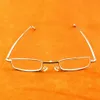 Foldable Portable Reading Glasses Anti Blu Anti Fatigue Natural Crystal Glass Lens 0.75 1 1.25 1.5 1.75 2 2.25 2.5 to 4 240415