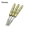 Dardos yernea novos 3pcs dardos de agulha níquel material de cobre esportes de entretenimento acessórios de dardo de aço de aço de 4,5 mm interface