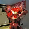 Fleurs décoratives Soap Rose Flower Birthday Presents for Women Cadeaux maman Forever Artificiel Bouquet