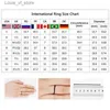 Band Rings Luxury Rectangle Light Purple Zircon Stones Fashion Jewelry Exquisite Silver Color Engagement Wedding for Women H240424