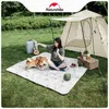 Ultrassonic Aluminium Film Picnic Mat Outdoor Camping Camping Tent do piso de tapete de umidade Produço tapete de água Prevenção de respingos de água 240408