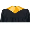 Scarves Y166 Graduation Plain Stole Angled End Teens College Ceremony Scarf