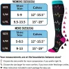 Chaussettes de sport de rugby coulant des chaussettes de compression pour les varices médicales œdème diabète Grossesse Femmes de vol de vol de vol