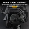 Accessoires Tactische helmrailadapter voor C -serie Tactische headset 360 ° Rotatie Militaire headset Bracket Adapter Fit Ops Core Arc MLOK