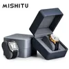 MISHITU GRIDS Watch Box PU Leather Case Holder Organizer Storage för kvartsklockor smycken Boxar Display Gift 240412