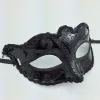 Party Maski Kobiety Dziewczyny Sexy Black Lace Edge Venetian Masquerade Hallowmas Mask Maski z Losującą Maską Maski Tańkę Party Maska 2024424
