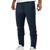 Herenbroek mannen casual trekstring jatpants pocket vast katoen midden-taist man y2k kleding gym werk broek pantalones streetwear