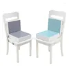 Oreiller 1set bébé mousse de mousse pu carré éponge de siège de siège couleur couleur chaise non glissée tabouret arrière tabouret à double usage soft protéger hanche accessoire