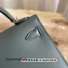 Femme designer Epsom Leather Handbag 7a en cuir authentique en cuir pur Mini2 Greenqqjpw7